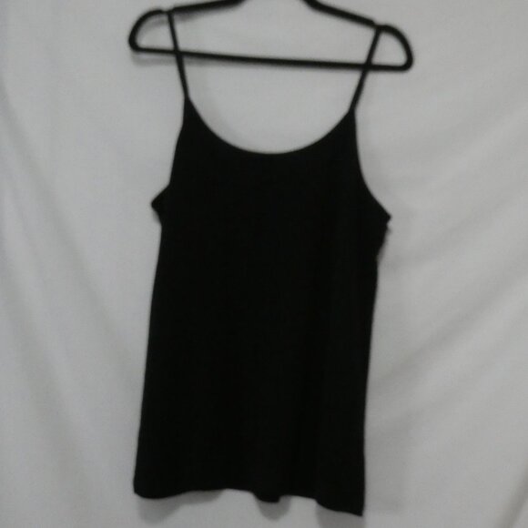 MICHEL STUDIO COLLECTION | 2X | Shimmering Black Spaghetti Strap Evening Cami - Picture 2 of 13